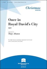 Once In Royal David's City SAB choral sheet music cover